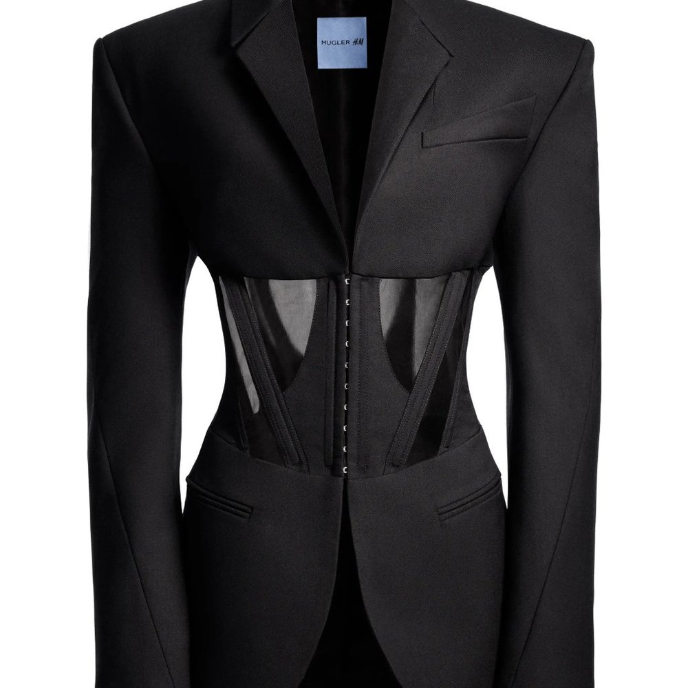 MUGLER x H&M Corset Wool Jacket
